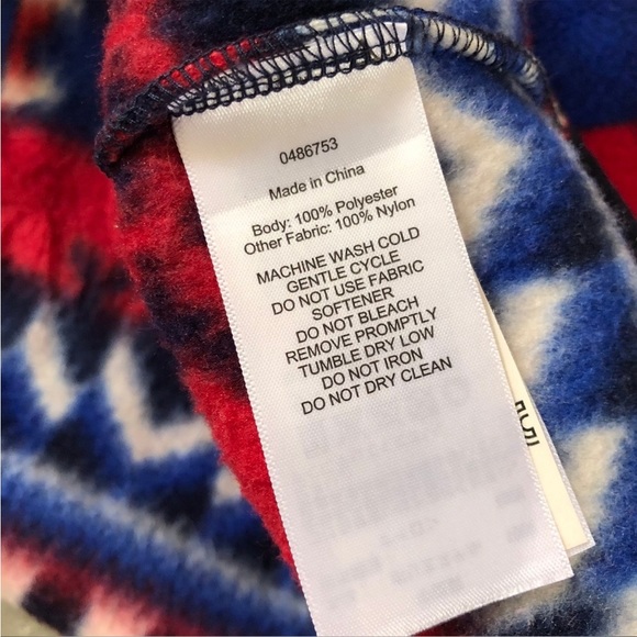 Rare Polo By Ralph Lauren Fleece Pullover Classic Americana - Size M - Picture 12 of 13